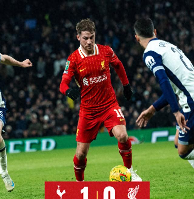 利物浦客场战胜热刺，保持榜首位置